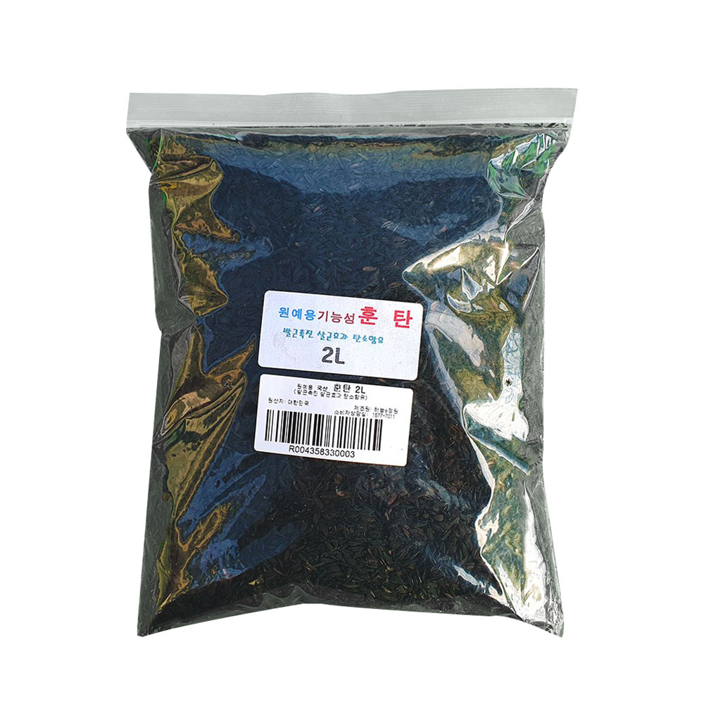 하늘e정원 원예용 기능성 왕겨숯 훈탄 2,300원