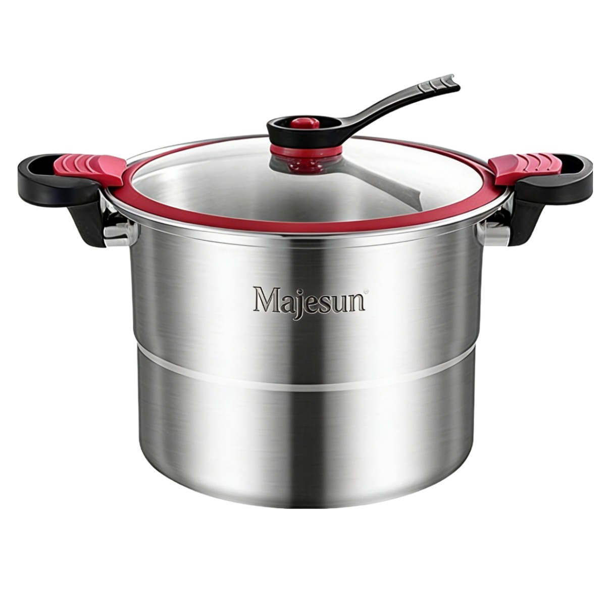 Majesun 304 스텐 다용도압력냄비저압냄비 압력밥솥인덕션 겸용, 1개, 본색, 7L 42,900원
