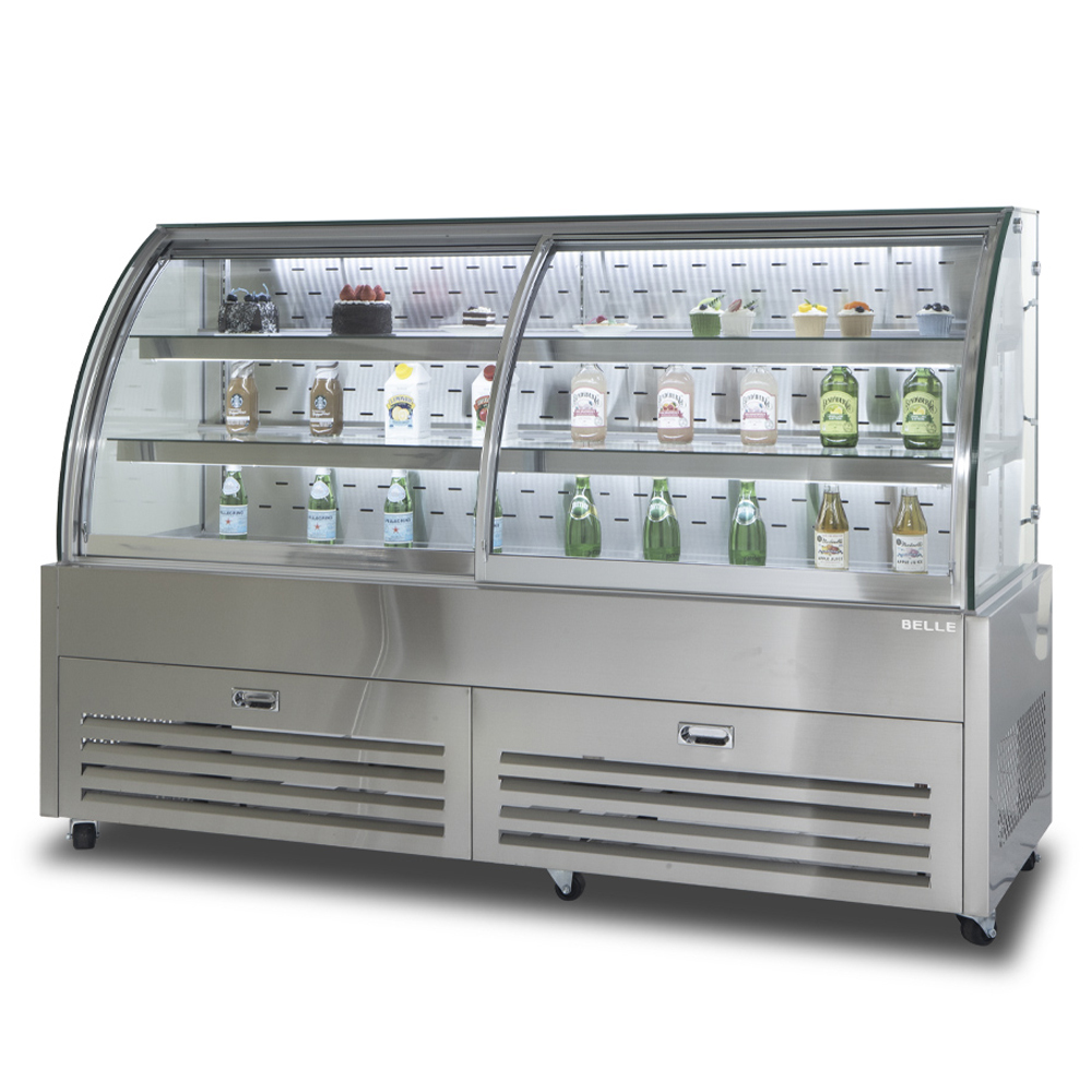 BELLE 프리미엄 쇼케이스 라운드 앞문형 스테인리스 475L 방문설치 2,679,550원