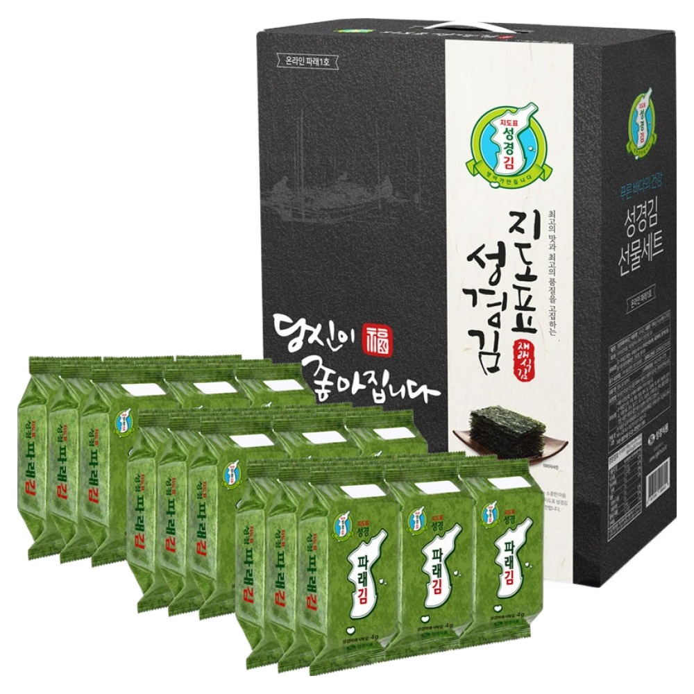 지도표성경 성경김 명절 선물세트 14,400원