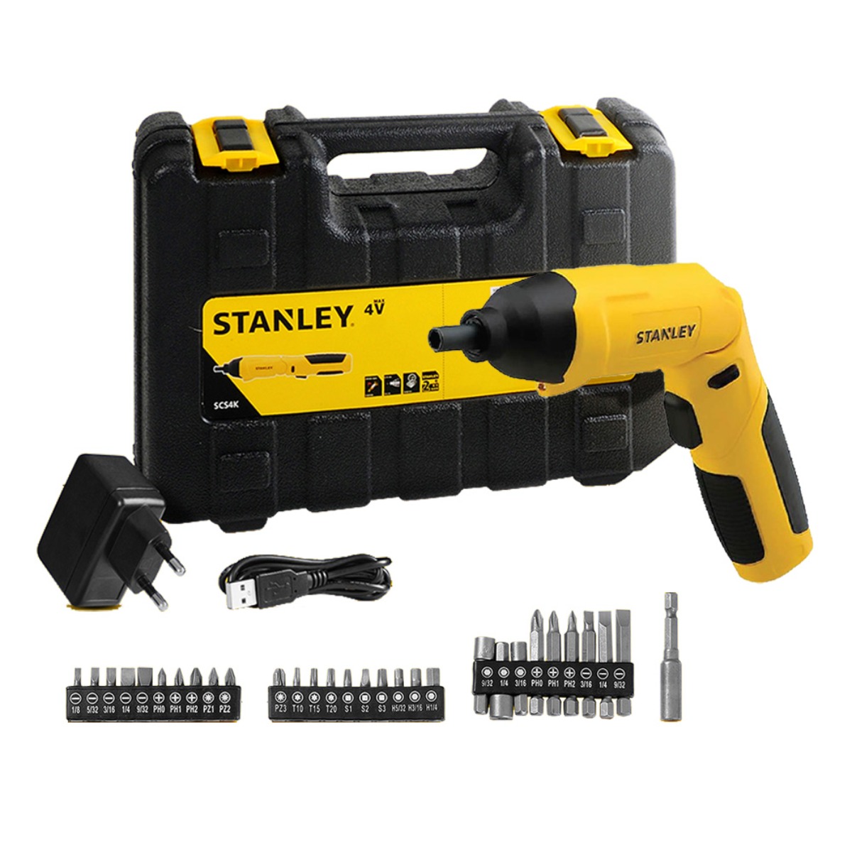 스탠리 충전 드릴 스크류드라이버 SCS4K, 1개 45,900원