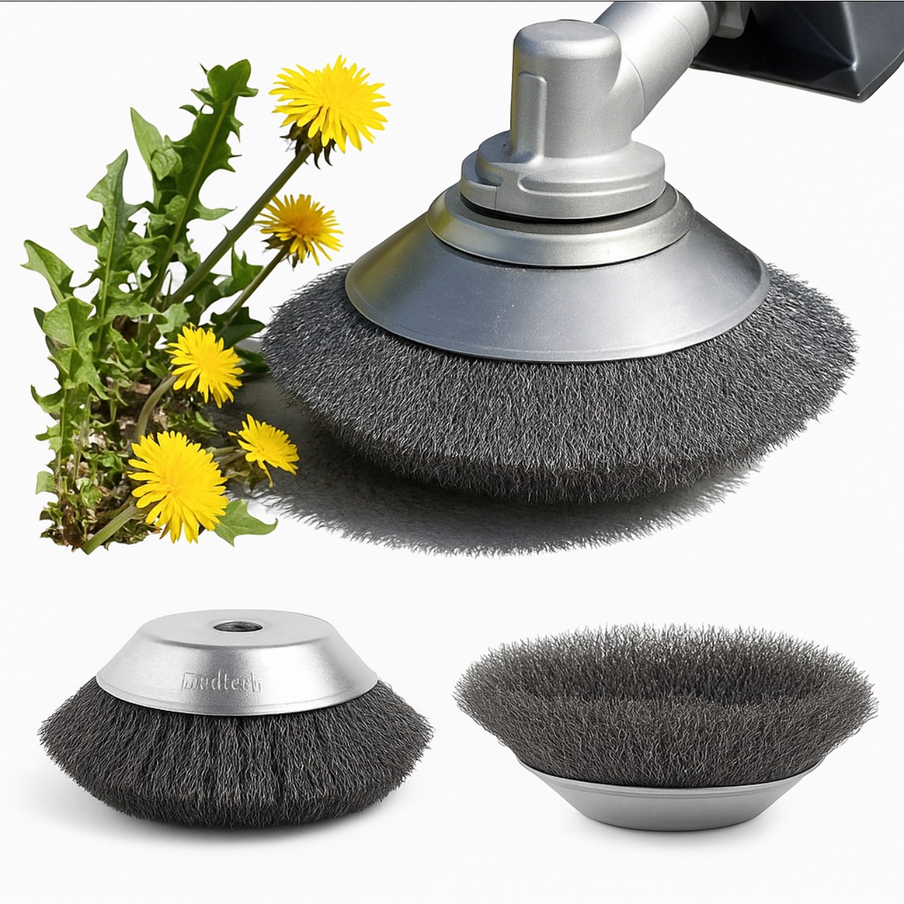 스틸 와이어 예초기날 제초기 브러쉬날 잡초제거 예초기부품, 1개 14,900원