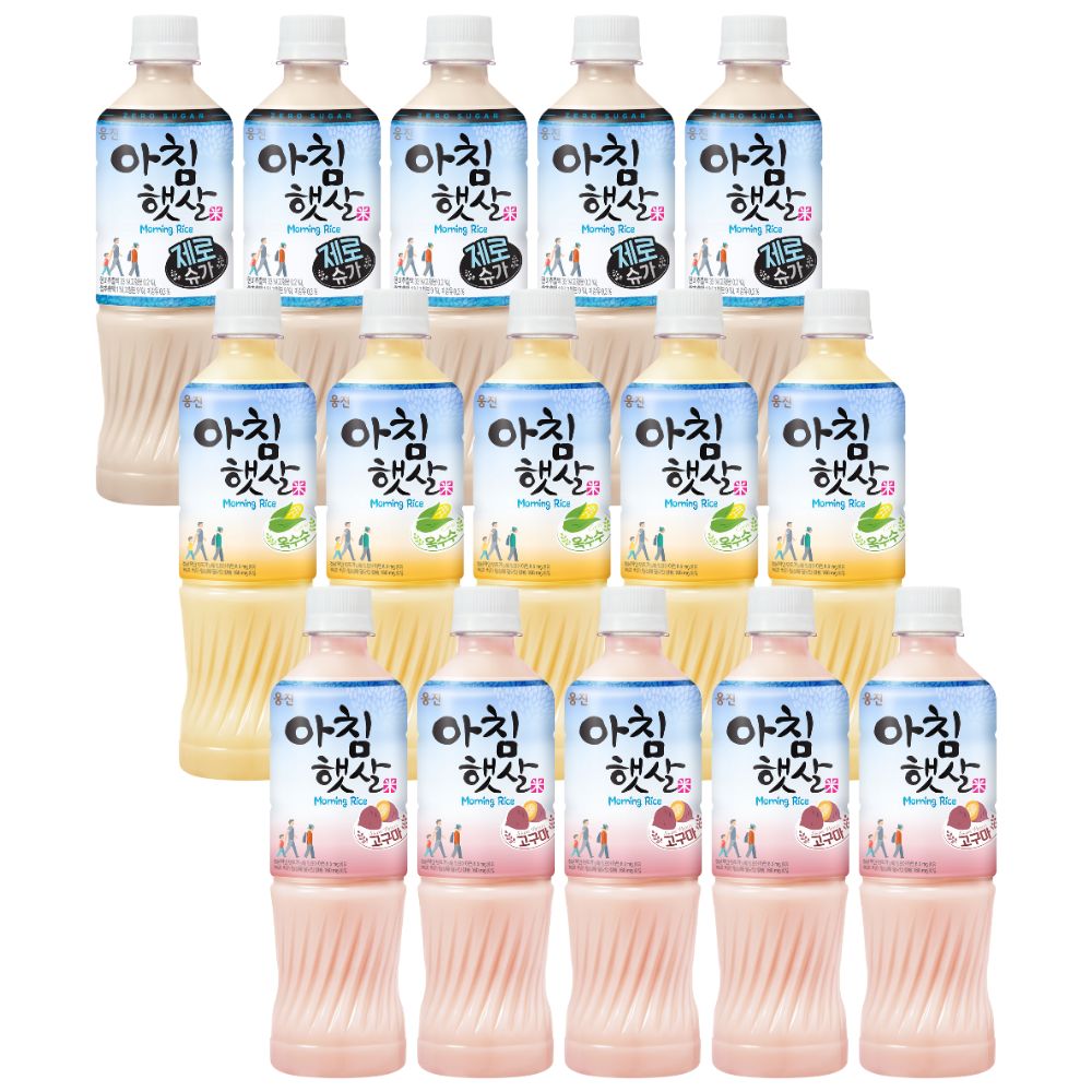 웅진 아침햇살 제로슈가 5펫+ 옥수수 5펫+ 고구마 5펫 500ml 20,000원