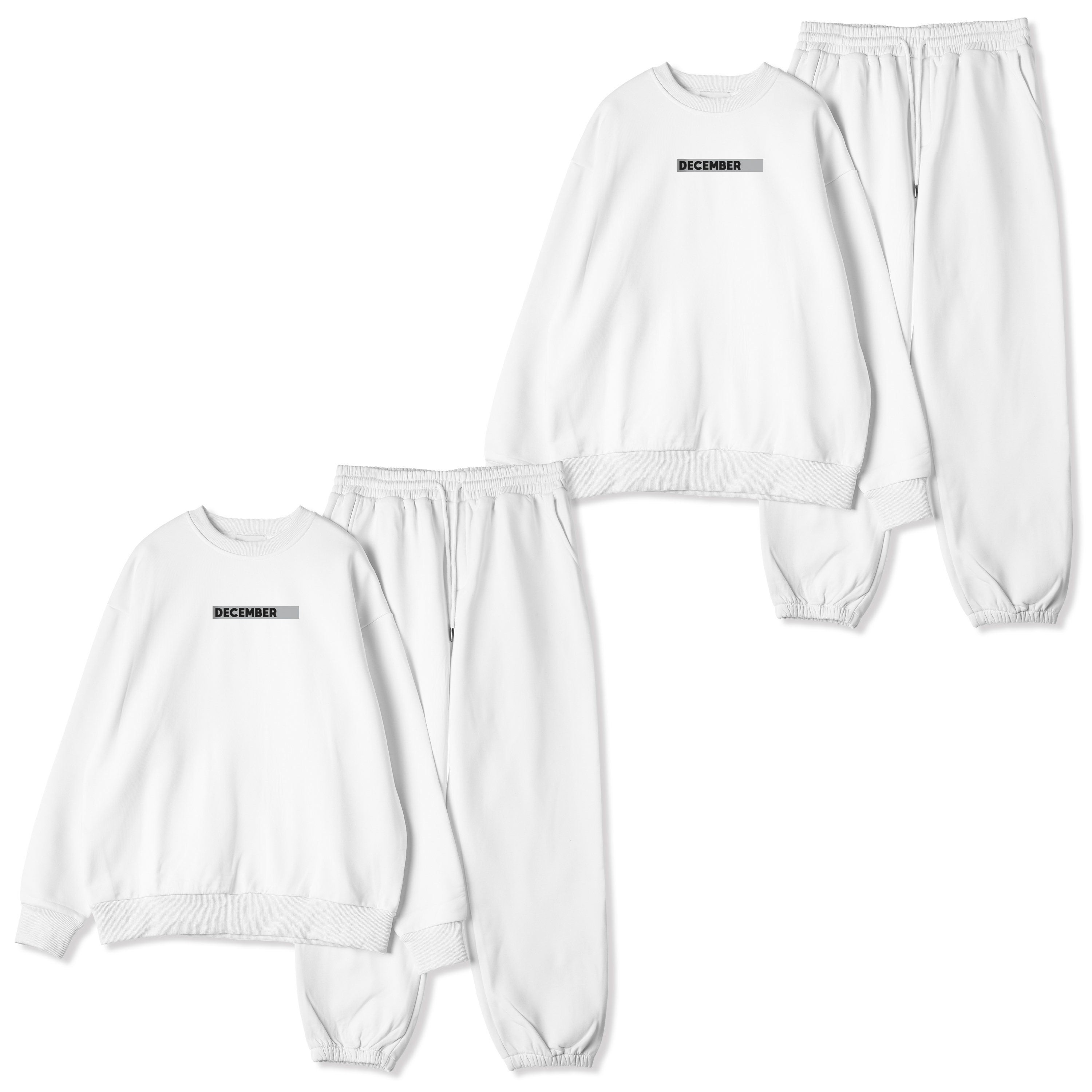 씨밀레 남성용 디쎔버 프린팅 데일리 오버핏 트레이닝복 4종 세트 36,890원