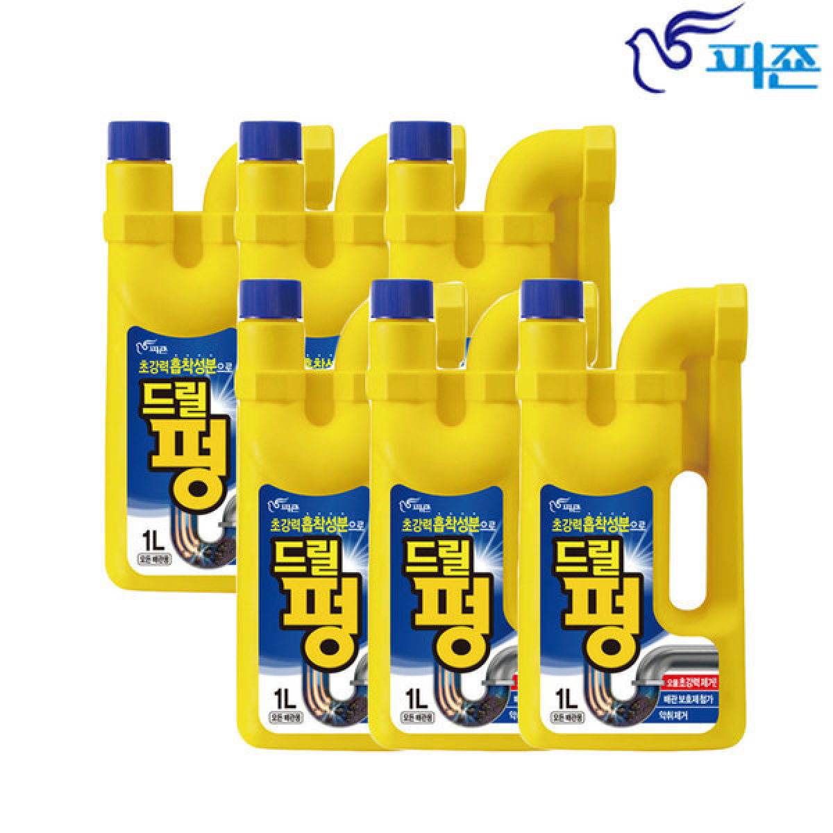 드릴펑 배수구 배수관클리너 뚫어뻥유분용해제 24,800원