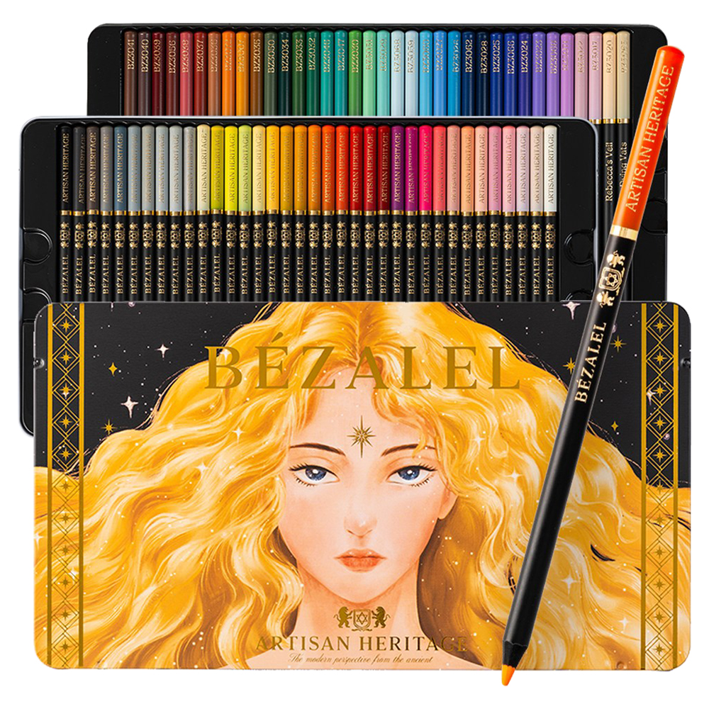 브살렐 네호라 틴케이스 전문가용 유성색연필, 1개, 72색 59,000원