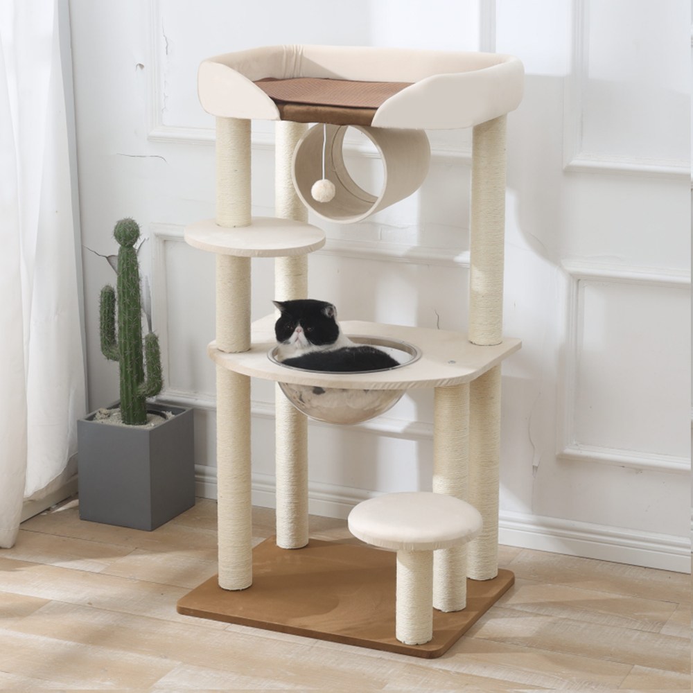 레브펫 고양이 프리미엄 심플 쿠션 방셕 해먹 캣타워, 혼합색상, 1개 99,600원