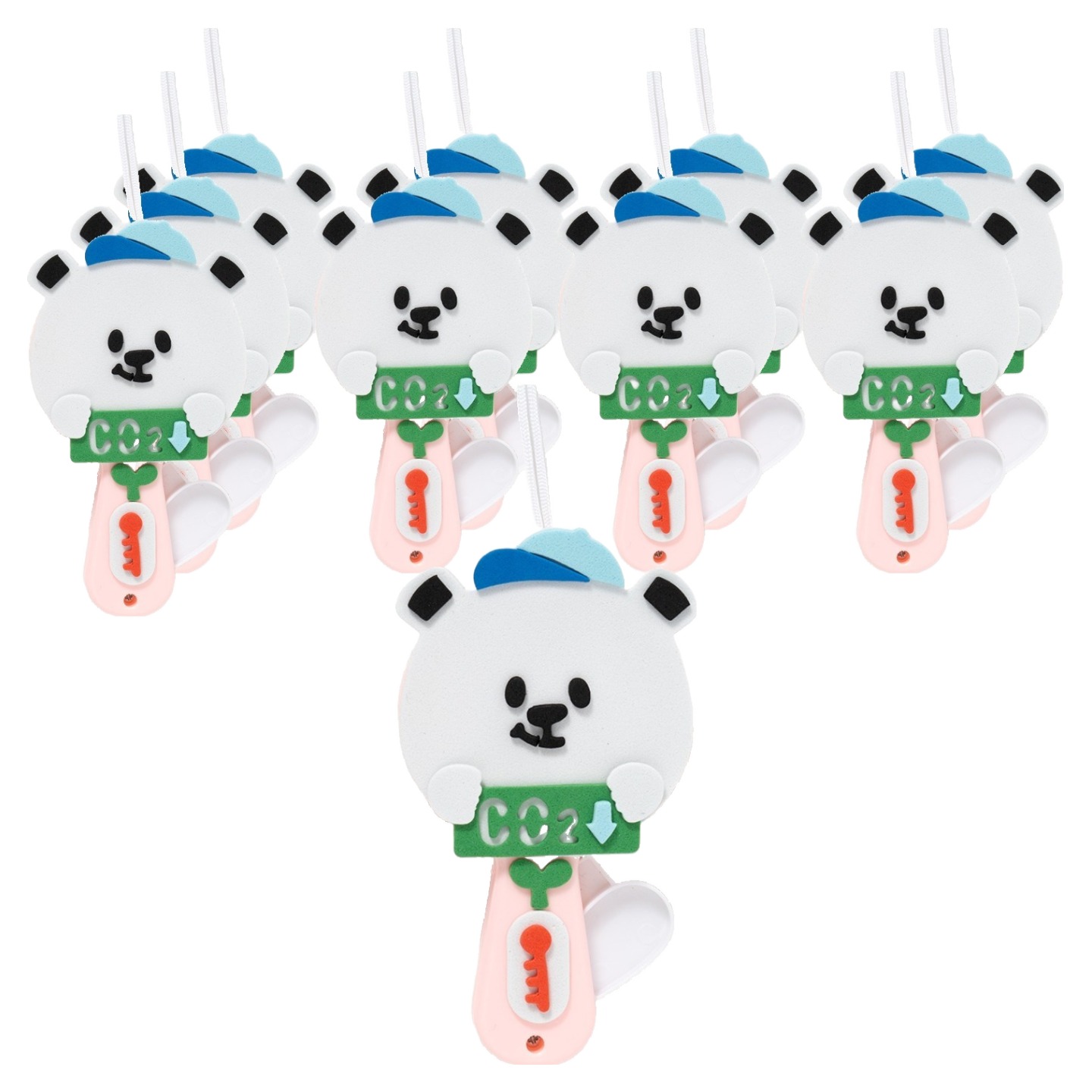 민화샵 EVA 지구의날 선풍기 만들기 세트, 북극곰, 10세트 25,500원