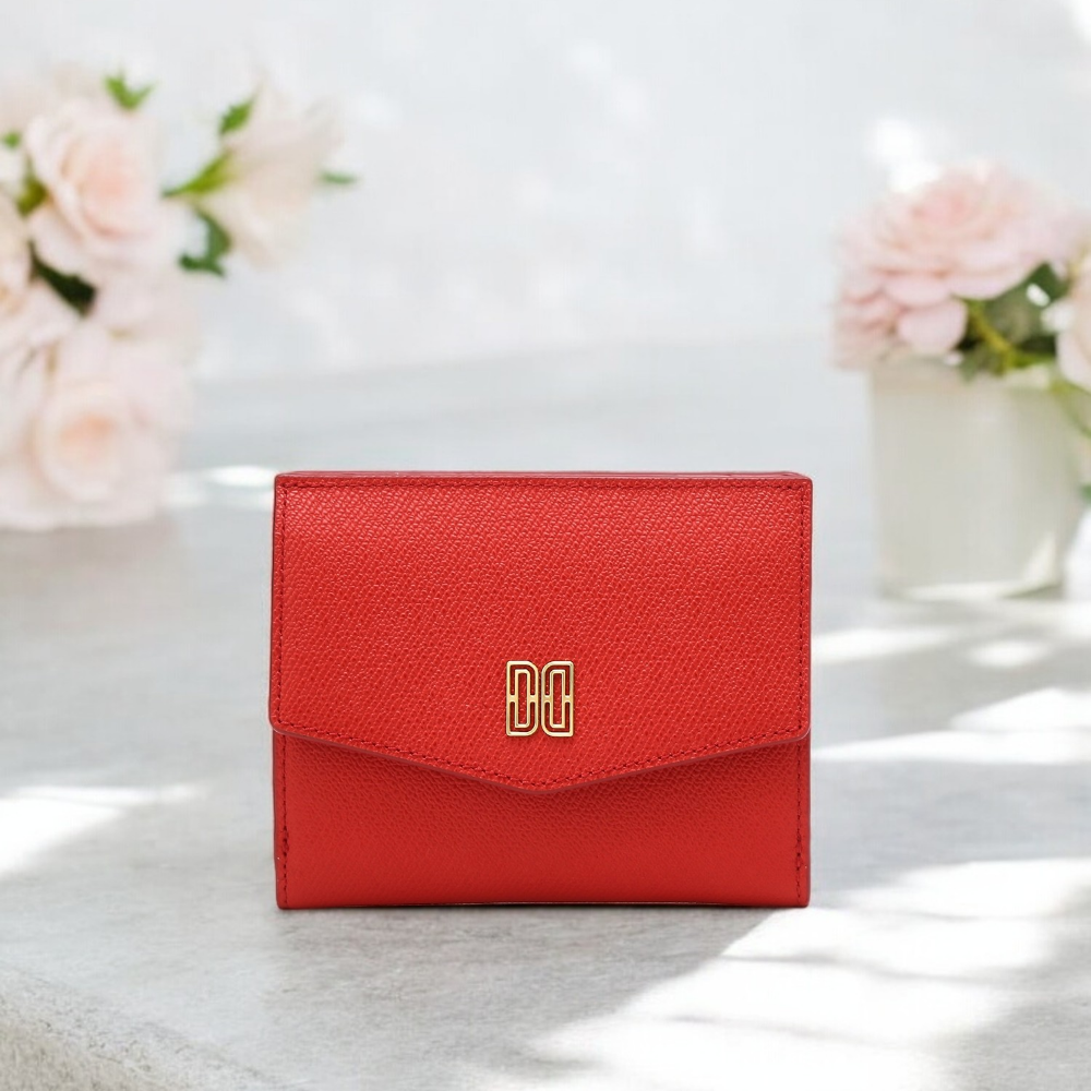 닥스 여성 레드 소가죽 반지갑 고급스러운 빨간 지갑 고급스러운 여자 선물 추천 113,900원