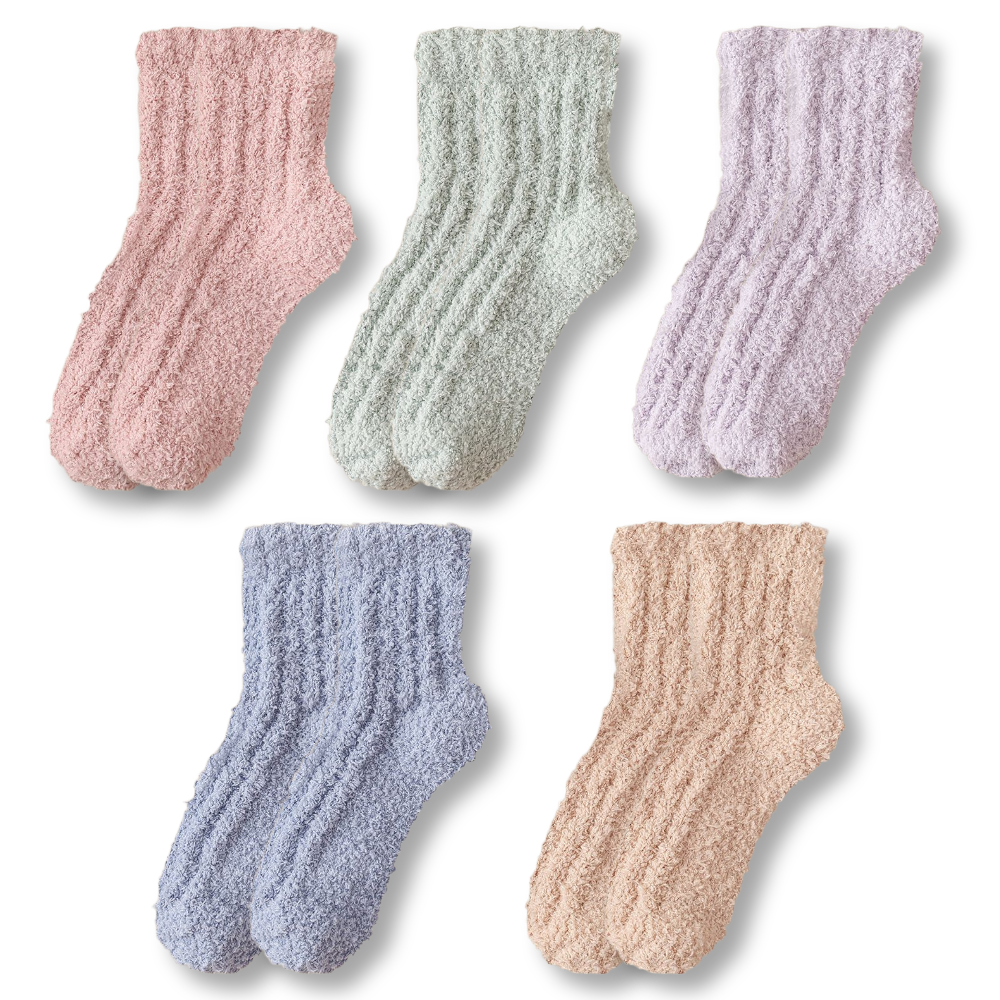 털빠짐없는 도톰 무압박 남녀공용 수면양말 5P 8,900원