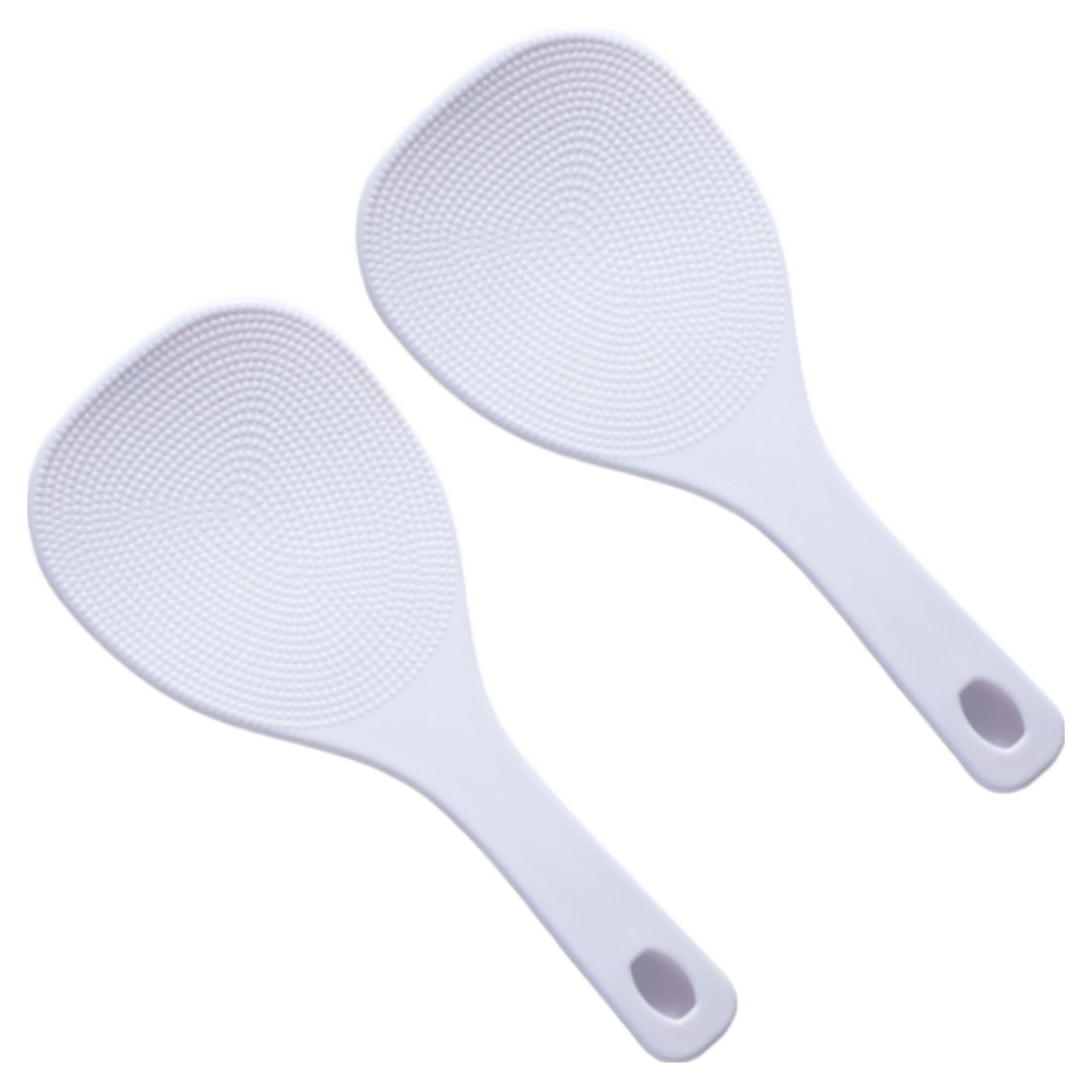 데일리픽 밥알이 붙지않는 앰보싱 위생 밥주걱, 단일색상, 2개 5,400원