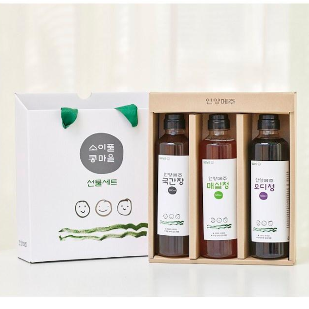 선물세트 - 청류 선물세트 3구(간장+매실청+오디청) 44,000원