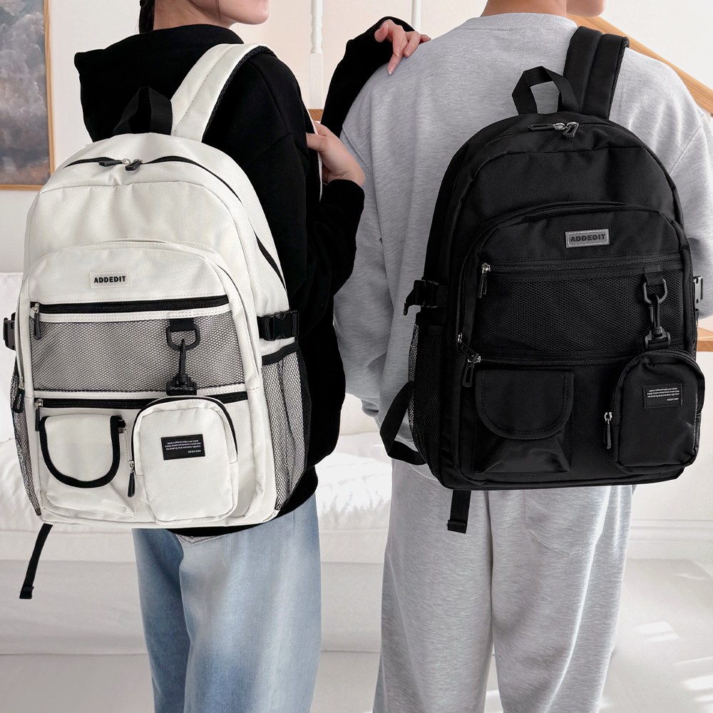 자체제작 어센틱 경량 백팩 방수 대용량 학생 책가방 포켓키링 세트 31,320원