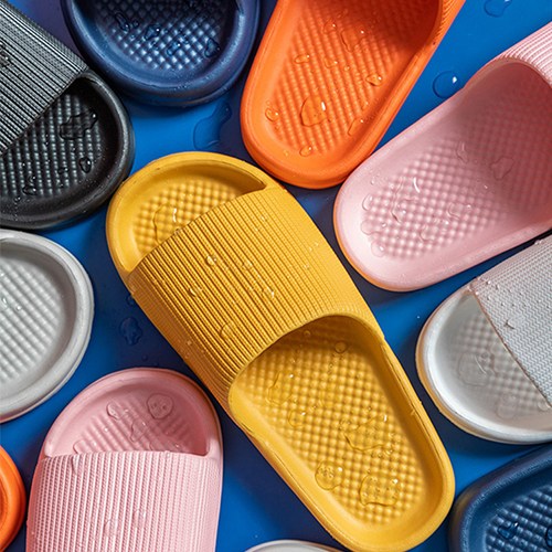 층간소음 방지 슬리퍼 쿠션 실내화 다용도 사무실 거실 슬리퍼, 네이비, 1개 2,400원