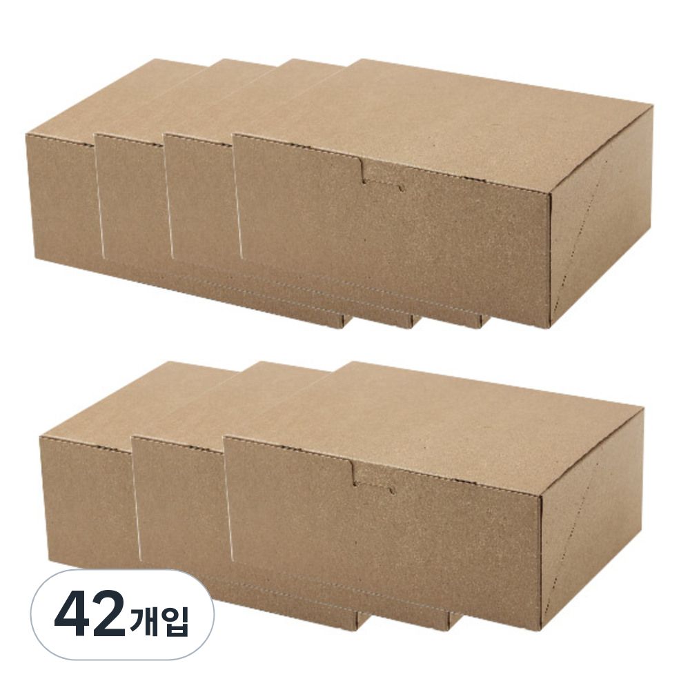 이홈베이킹 튼튼한 원터치상자 크라프트 소, 단일 색상, 42개입 33,600원