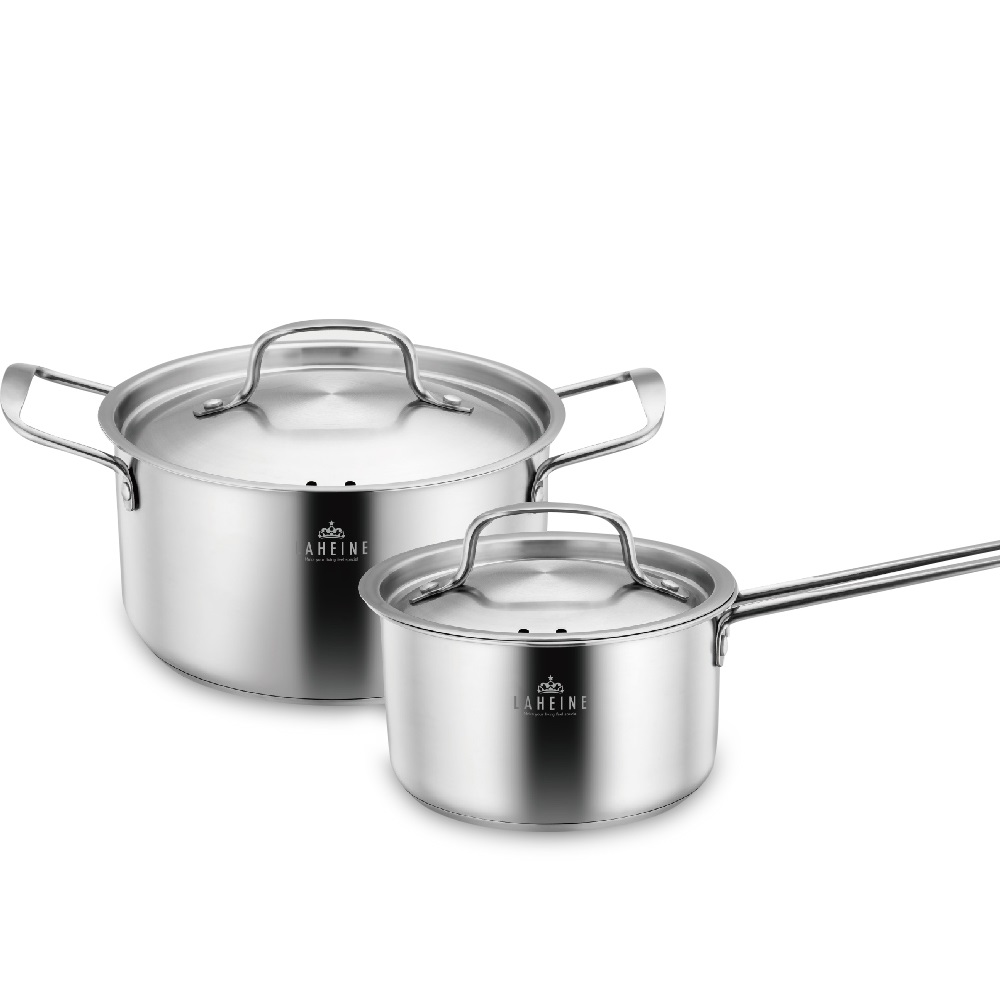 라헨느 더 퀸 포토프 스테인레스 IH 냄비 2종(편수16,양수18), 실버, 1세트 19,900원