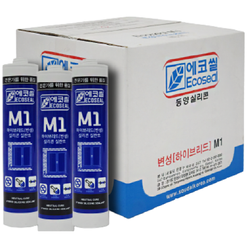 수달 동양실리콘 M1 우레탄 실리콘 녹색 박스 25개 에코씰 하이브리드 변성 실란트 83,300원