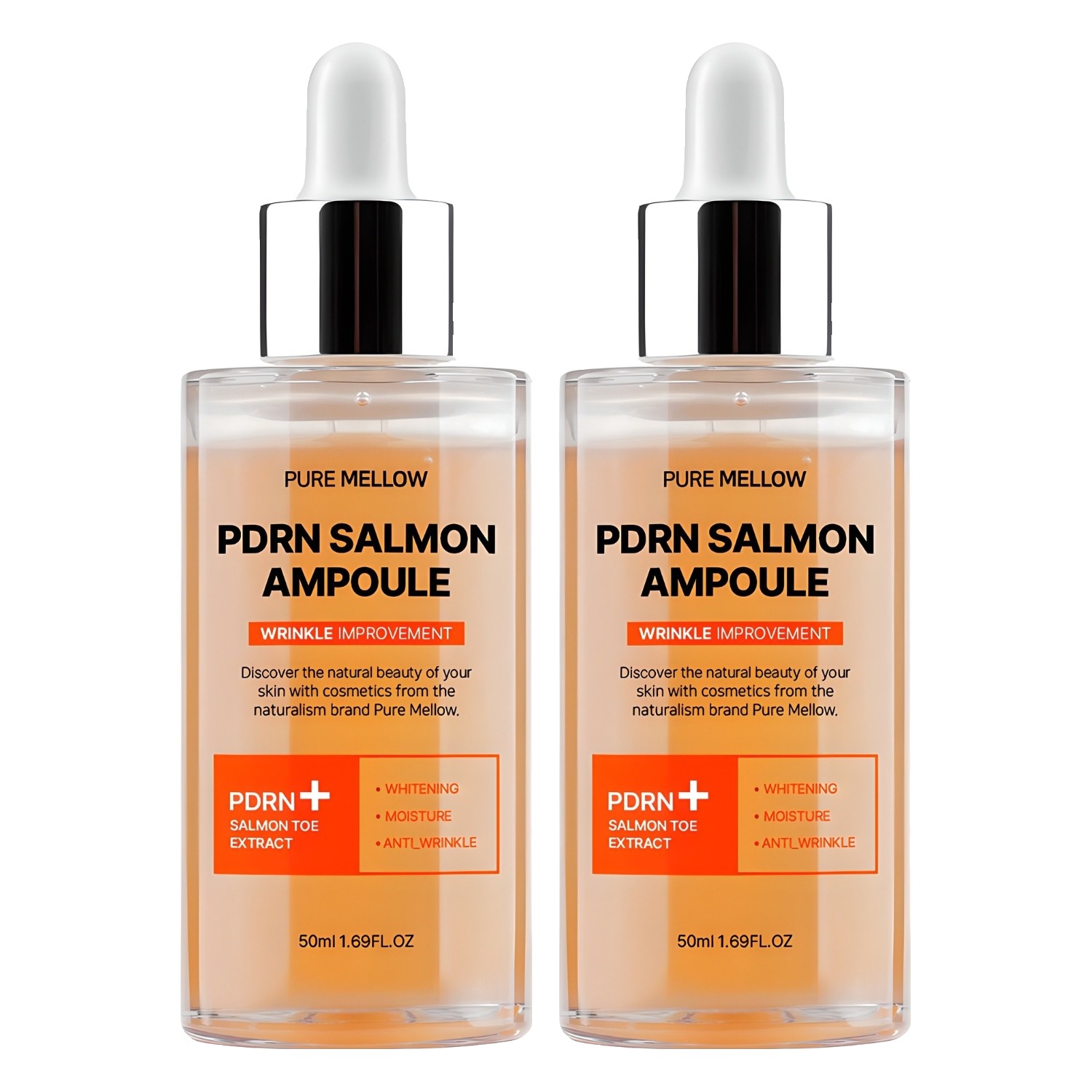 퓨어멜로우 PDRN 연어 앰플, 50ml, 2개 35,800원