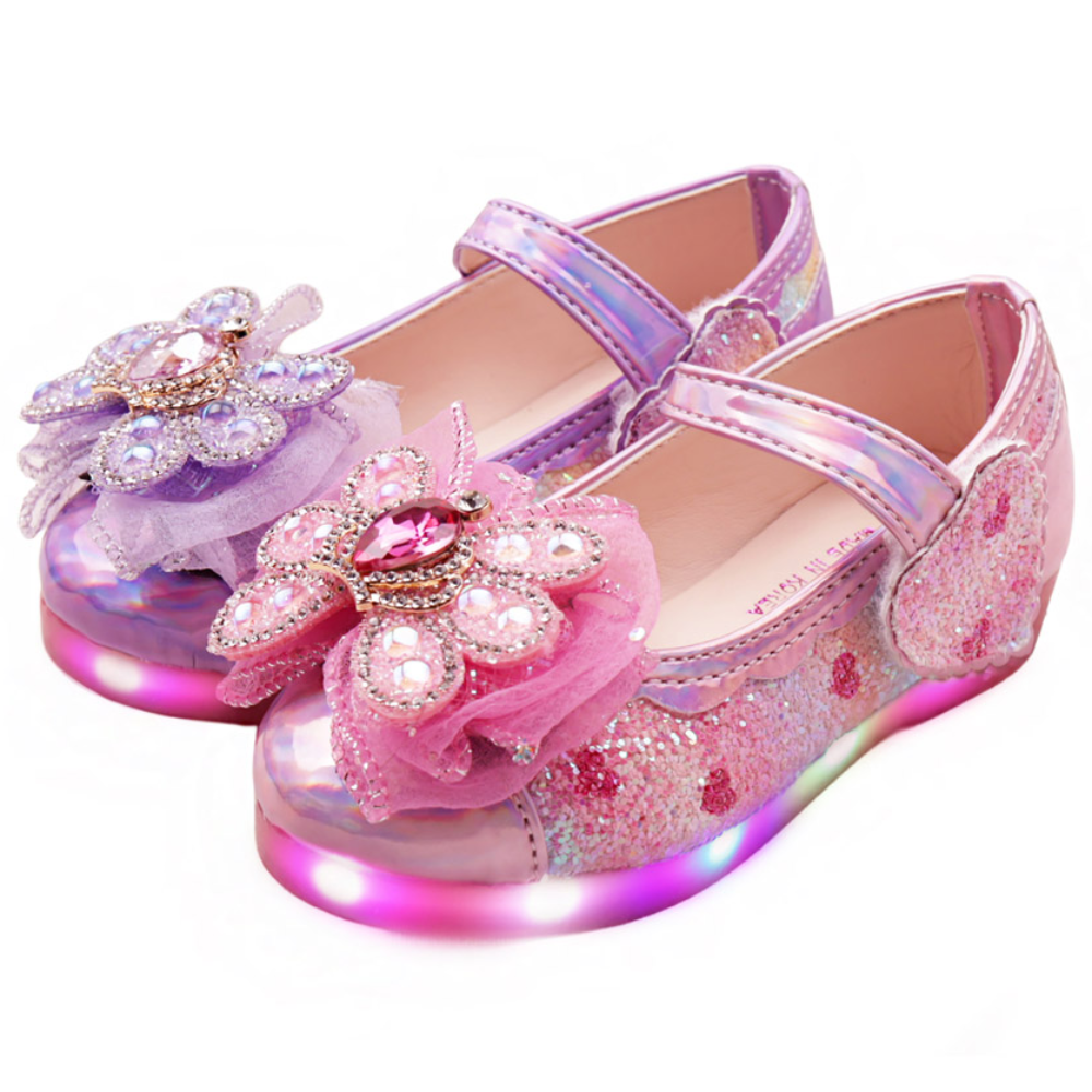 풋풋 오로라 하트 티아라 LED 구두 라이팅구두 발광구두 여아구두 봄구두 가을구두 신학기구두 공주구두 메리제인구두, 현재가 38,800원