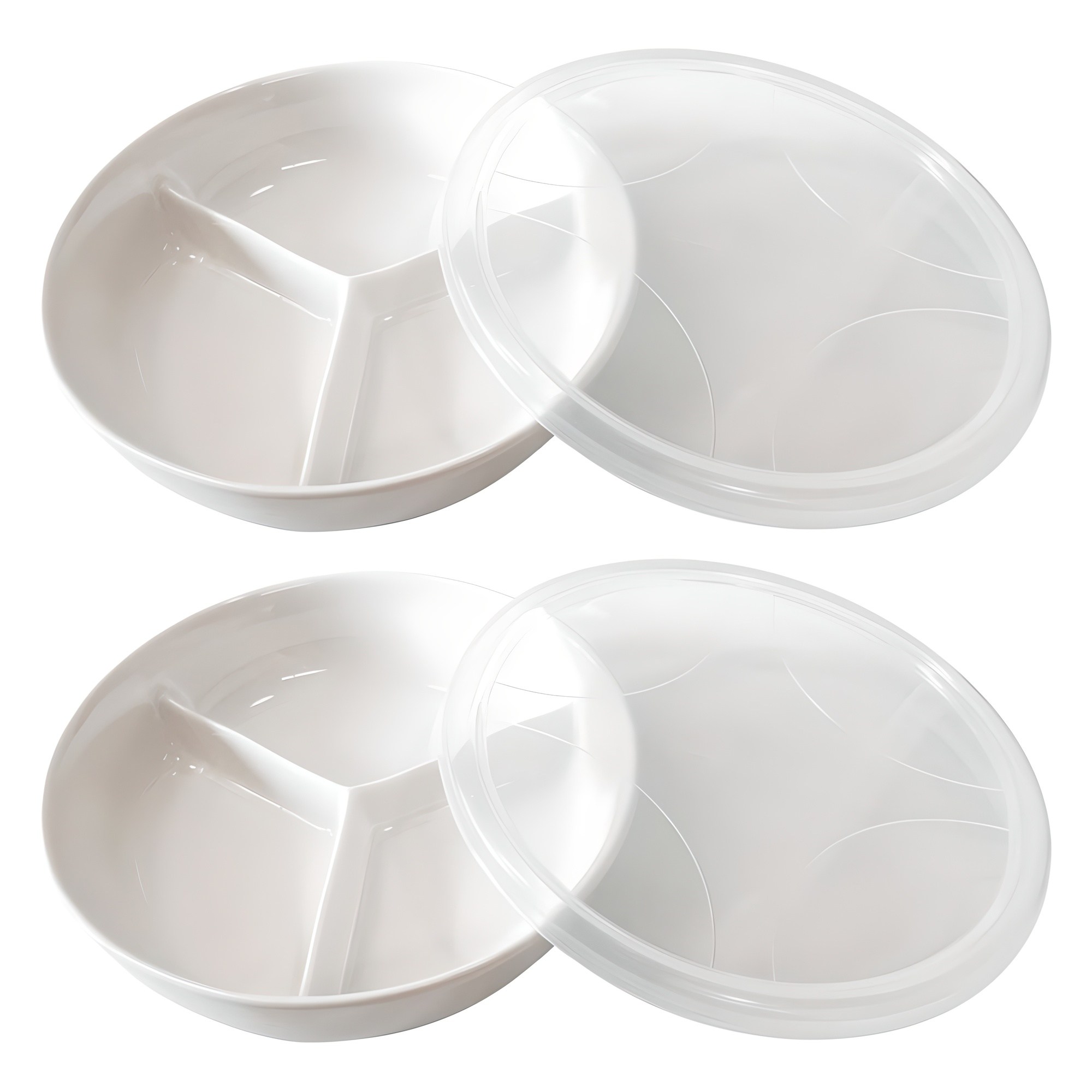 벨로비 웨이브 원형 도자기 나눔 찬기 3칸 11,400원