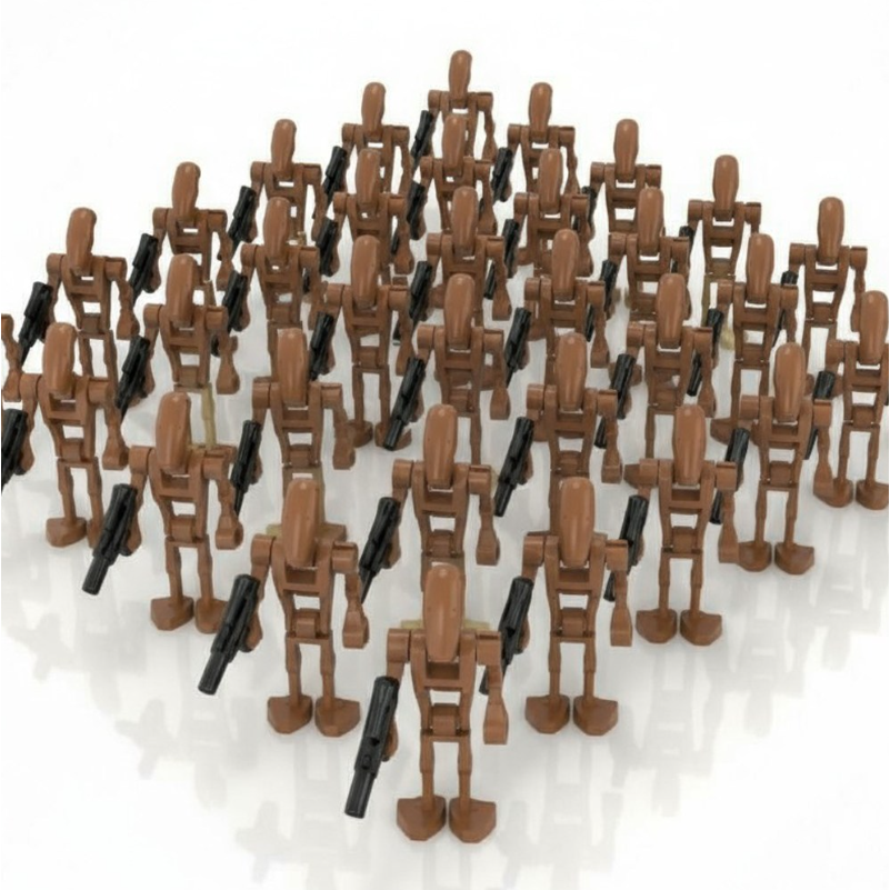 <스타워즈> B-1 스탠다드 배틀드로이드 부대 호환블록 브릭미니피규어 20개/40개 세트 은하공화국 로봇 군대 취미/수집/전시/장식/컬렉션용 커스텀 블록피규어 23,000원