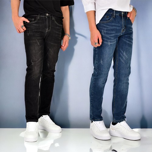 기사미닷컴 데일리스타일 데님 편안한 유럽스타일 스트릿진 여행자데님 CF00549 블랙,블루 40,500원