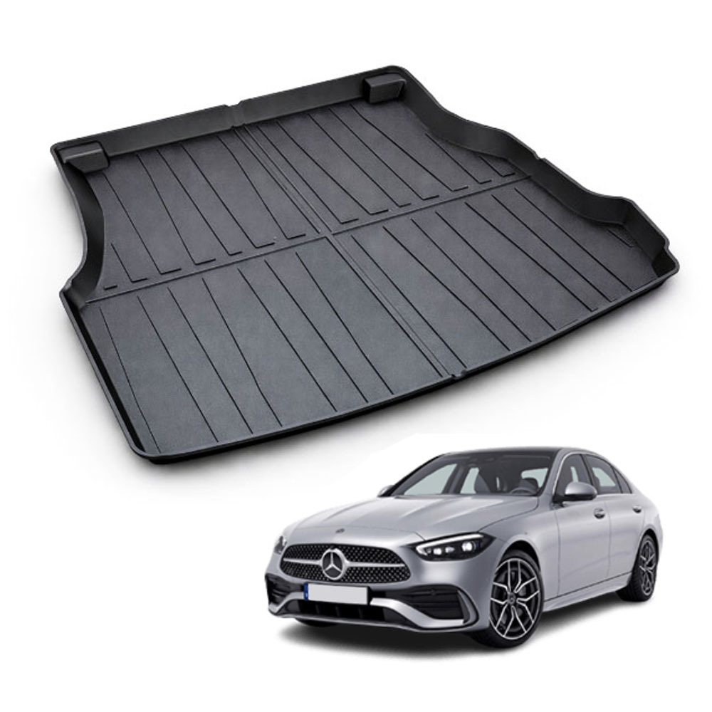 벤츠 C클래스 W206 트렁크 매트 카본 논슬립 3D 매트(22년4월이후)(호환 ) 49,000원