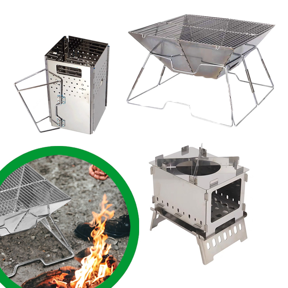 토니캠핑 그릴 캠핑화로대 차콜 미니 숯불 화로대 장작난로 바베큐 우드스토브 야외 사각 캠핑화로 구이 화로 토니캠핑, 1개 19,800원