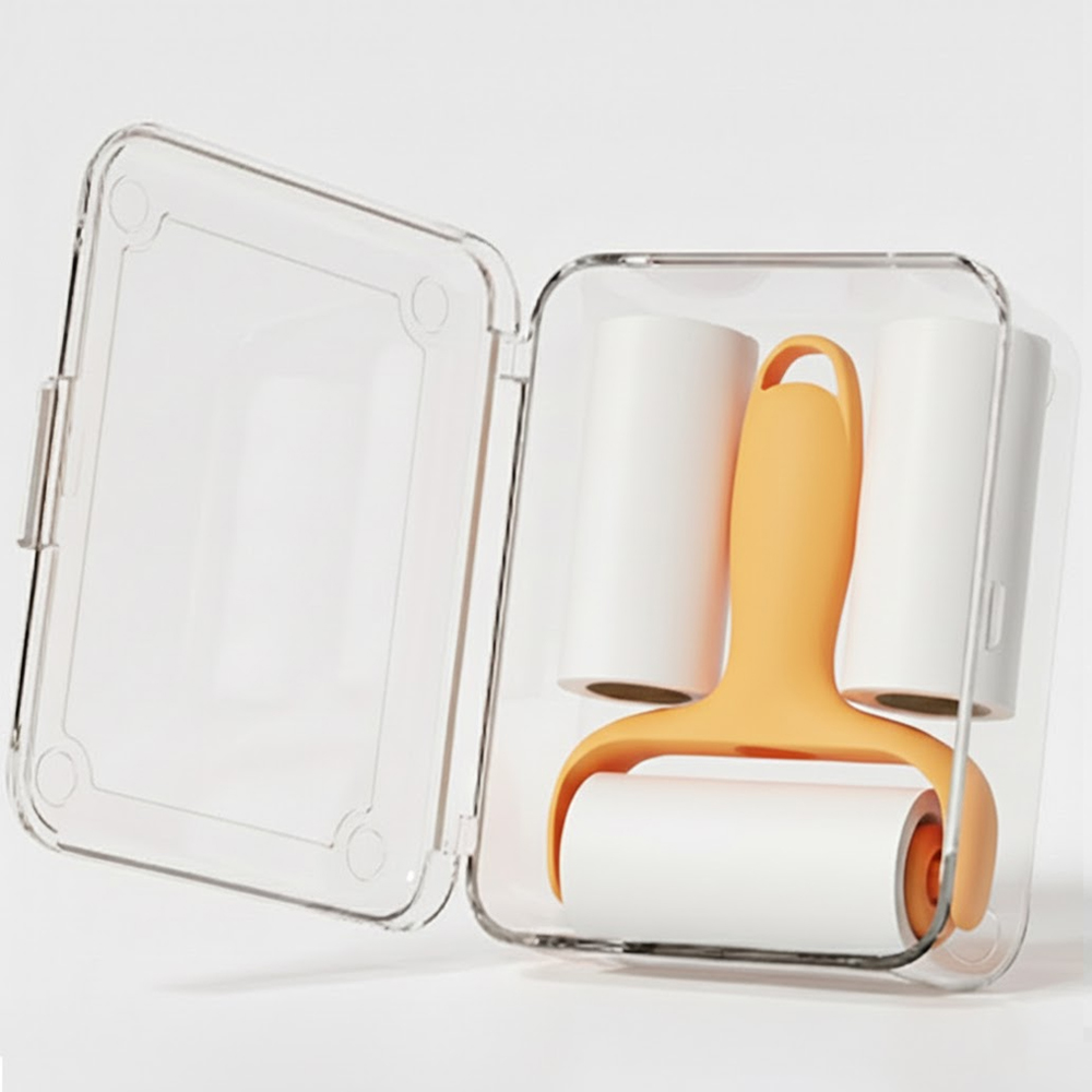 잇어스홈 마카롱 휴대용 미니 돌돌이, 오렌지, 리필 3개 포함 4,600원