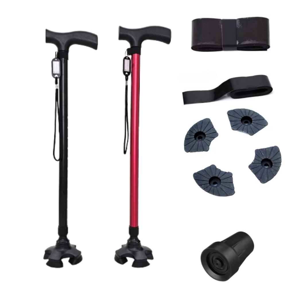 라온케인 여자 남자 네발 어르신 초경량 노인 지팡이 의료용 19,800원