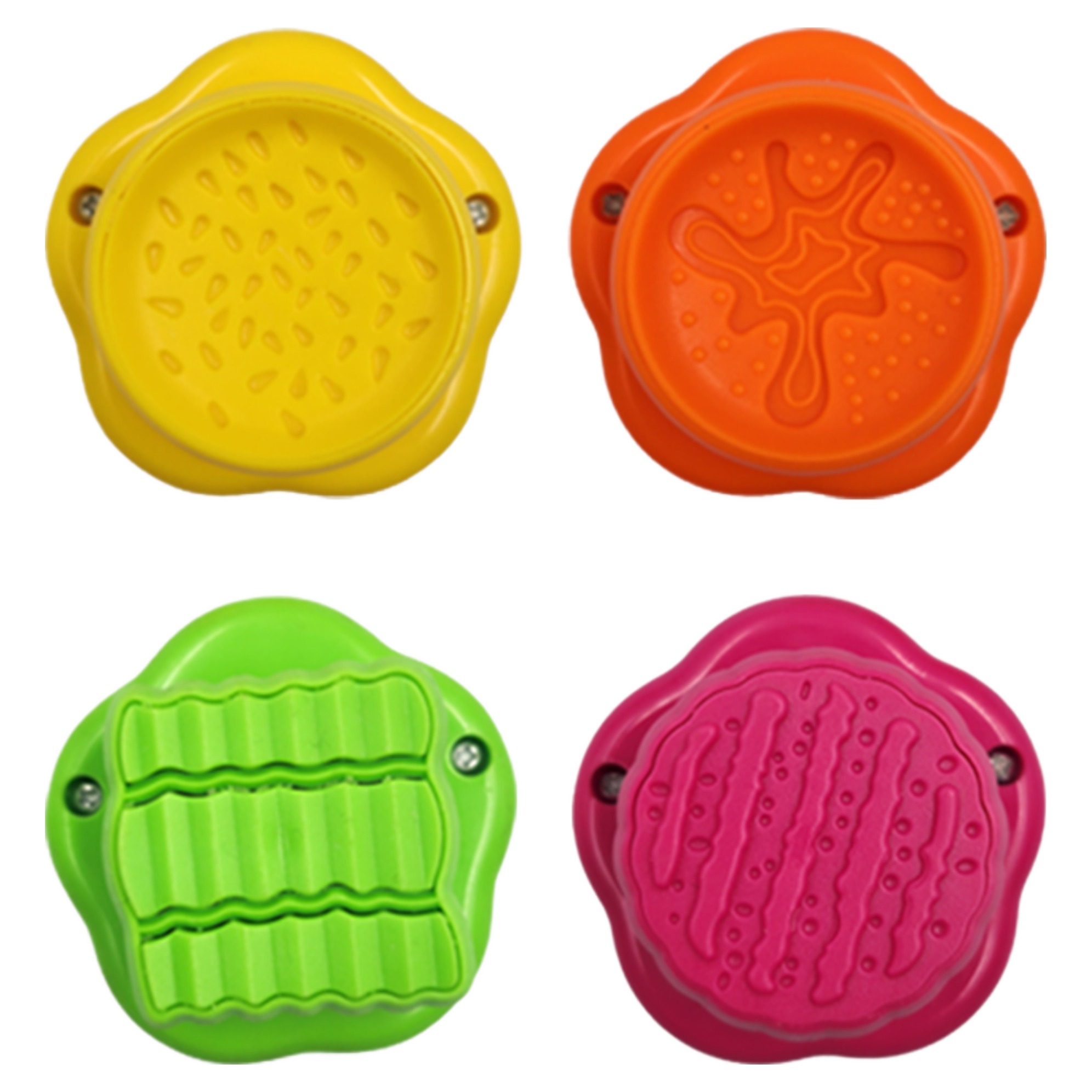 키즈망고 버거타임 스탬프 몰드 모래놀이 도구 4종 세트 12,000원