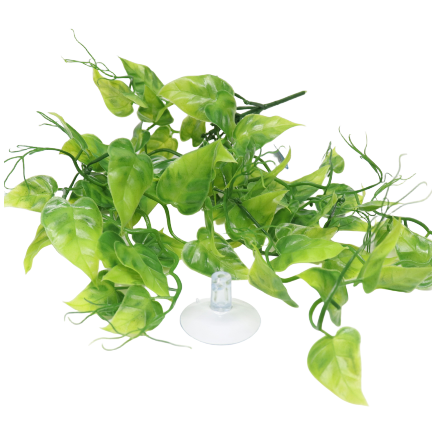 인조식물다발 포토스잎 큐방 흡착식 파충류 은신처 사육장 사육장꾸미기 테라리움, 1개 7,000원