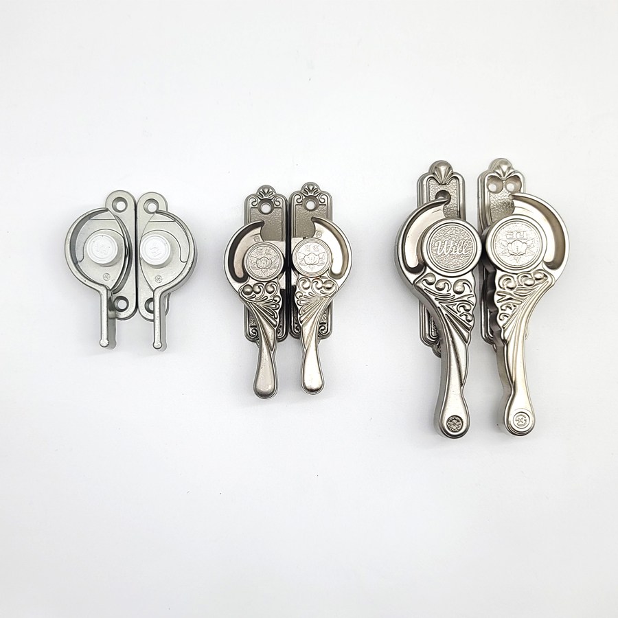 알루미늄샤시 크리센트 잠금장치 창문 베란다 샷시 미닫이문 걸쇠부속, 1개 2,750원