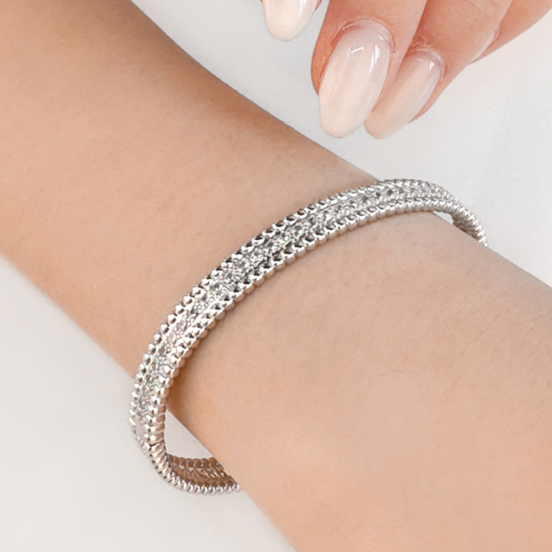 아이루리 고퀼 큐빅 셋팅 뱅글 은 팔찌 실버925 럭셔리 주얼리 블링 선물 빼를리 패션 39,000원