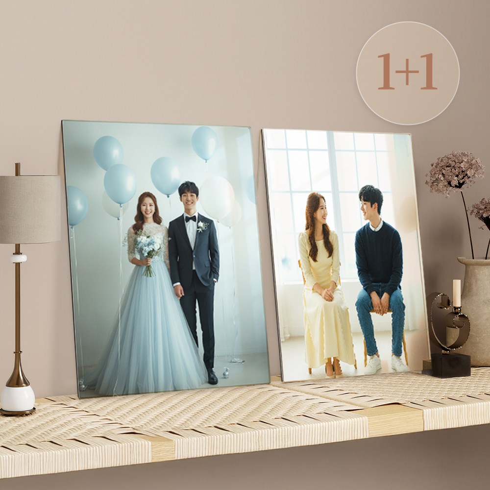 1+1 디아섹 아크릴 웨딩액자 벽걸이 16X24 20x30 사진 주문제작 국내제작 150,000원