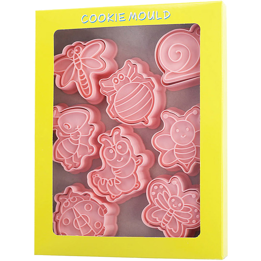 이홈베이킹 곤충 푸쉬 쿠키커터 8종 세트 9,000원