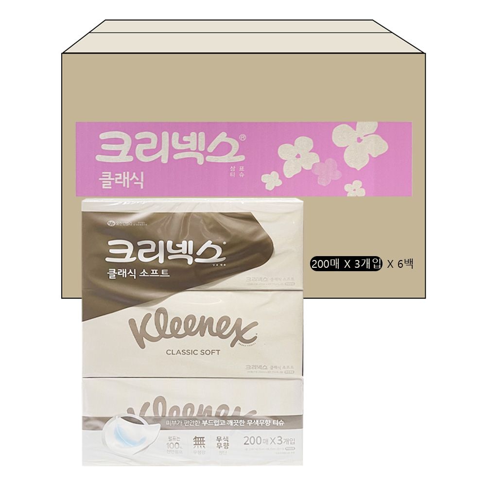 디프샵 미용 화장지 200매 3개입 6팩 화장티슈 76,820원