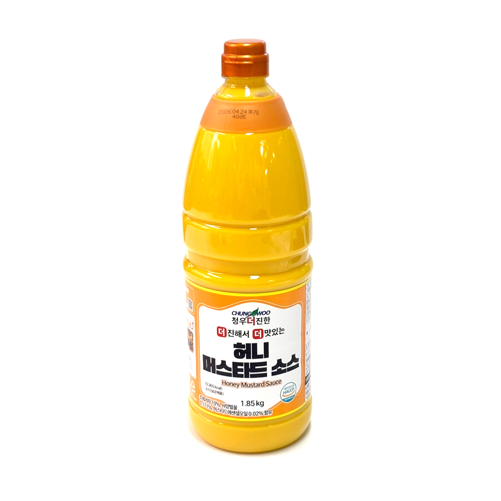 청우더진한 업소용 허니 머스타드 겨자 소스 드레싱소스 1.85kg 12,700원