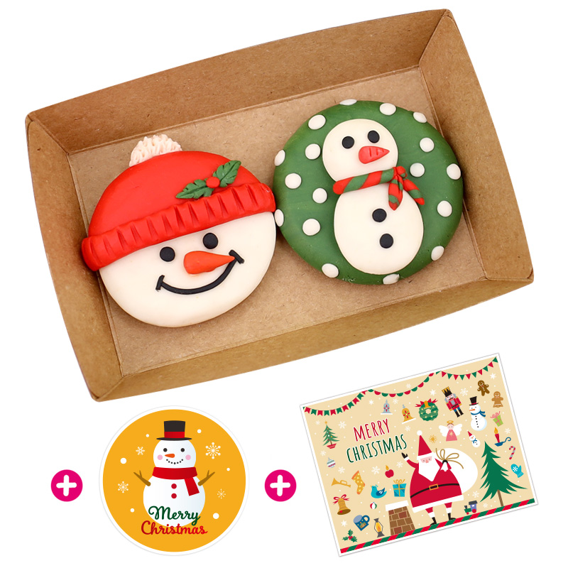 쪼물락비누 눈사람 세트 만들기 + 스티커, 엽서카드 (1/4/10인용) 6,000원