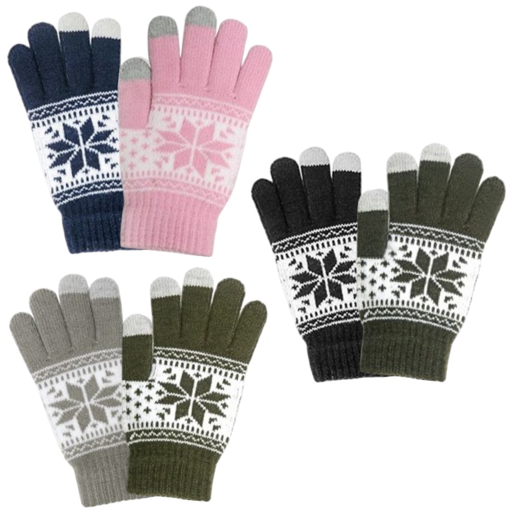 로나비 남녀공용 겨울 스마트폰 터치 니트 장갑 1+1 14,700원