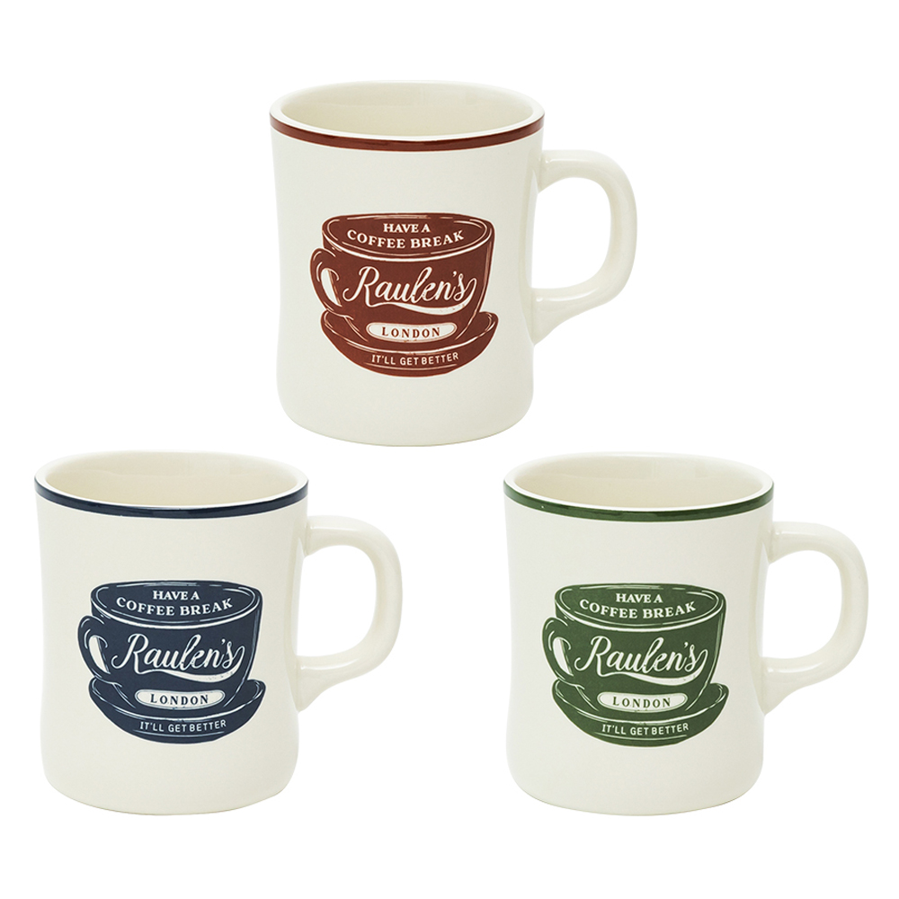 메종오브제 로렌스 런던 웨이브 머그컵 350ml x 3종 세트 22,810원