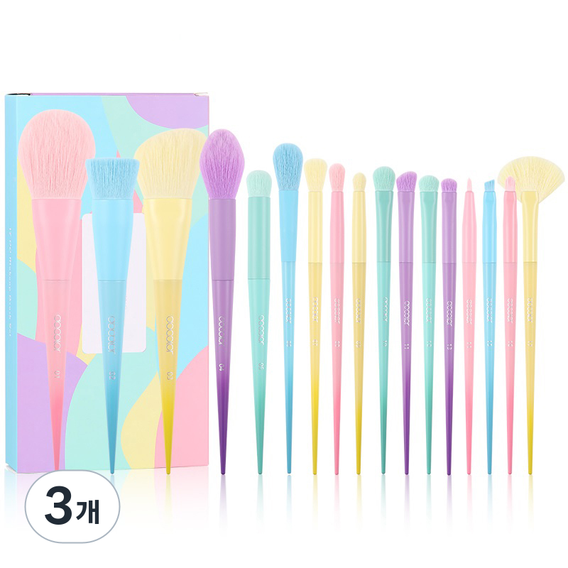 Docolor 풀 메이크업 브러쉬 세트 카부키 파운데이션 블러셔 컨투어 컨실러 아이브로우 아이섀도우 브러쉬 초보자 추천 135,000원