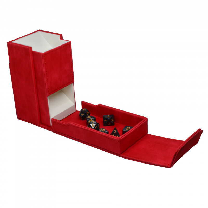 가죽 주사위 타워 게임 액세서리 깔끔한 디자인 보관 휴대용 다이스타워 레드 44,100원