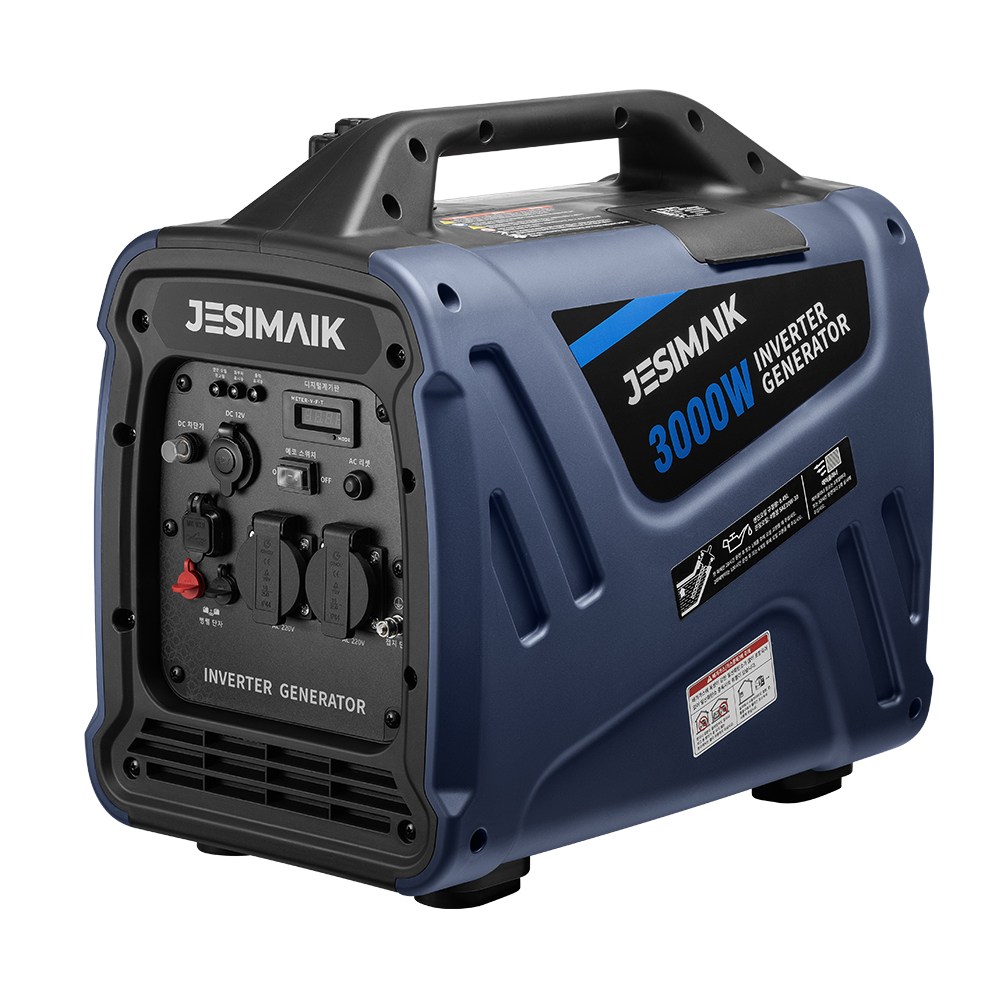 JESIMAIK JM3000Xi 소형 인버터 발전기 휴대용 고출력 3KW 골드 파워 4.2L 대용량 연료탱크, 1대 599,000원