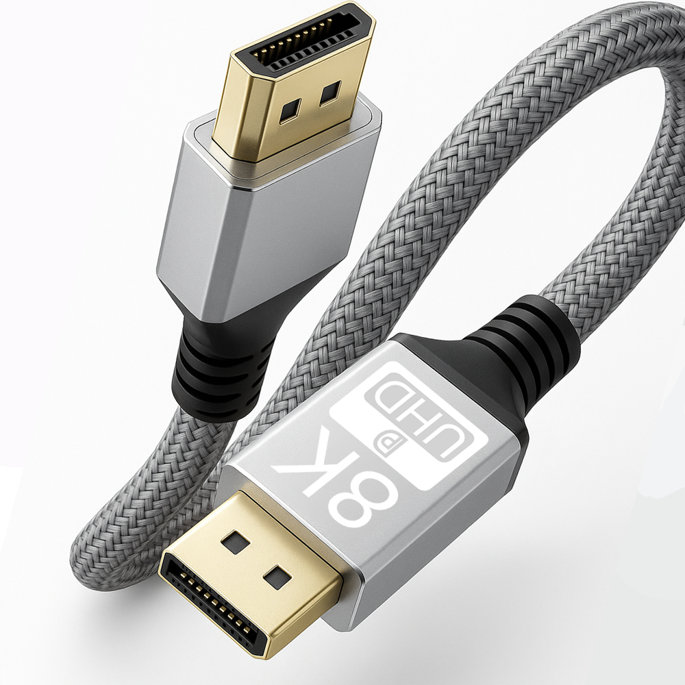 코드온 DP 케이블 1.4v 8K UHD 고속 전송 줄꼬임방지 / 1416UD8K 8,800원