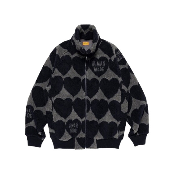 [휴먼메이드] 하트 플리스 자켓 네이비 HM30JK026 835,000원