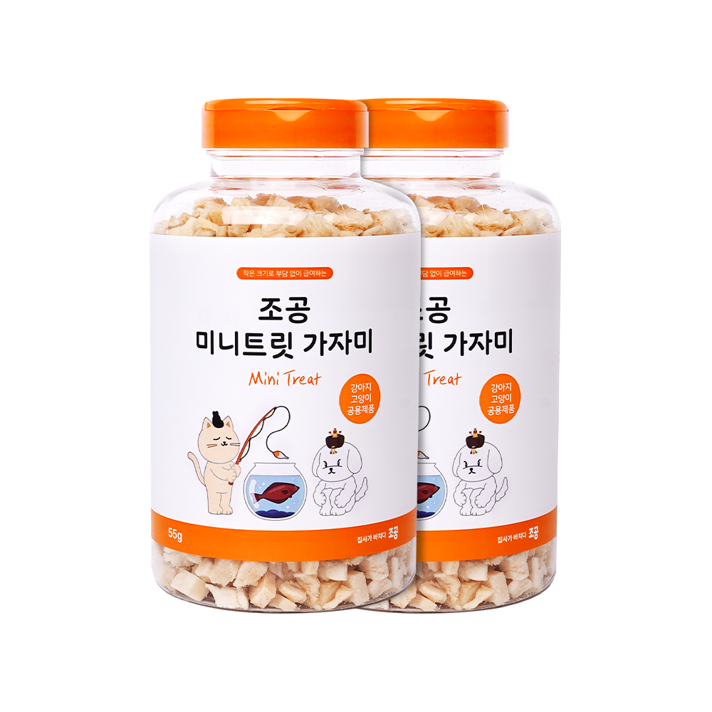 조공 반려동물 미니트릿 동결건조 간식, 가자미, 55g, 2개 16,900원