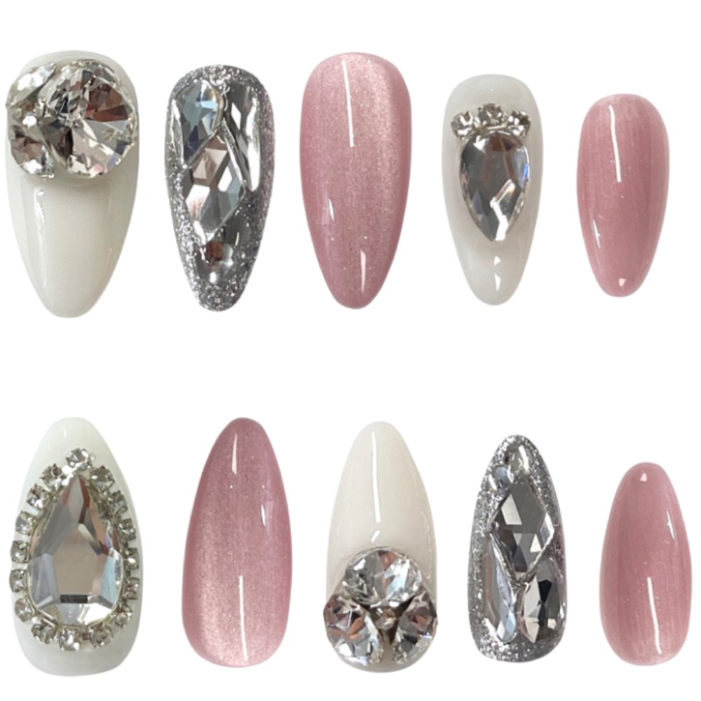 리리샾 여리여리 풀스톤 도깨비젤 수제네일팁 30,800원