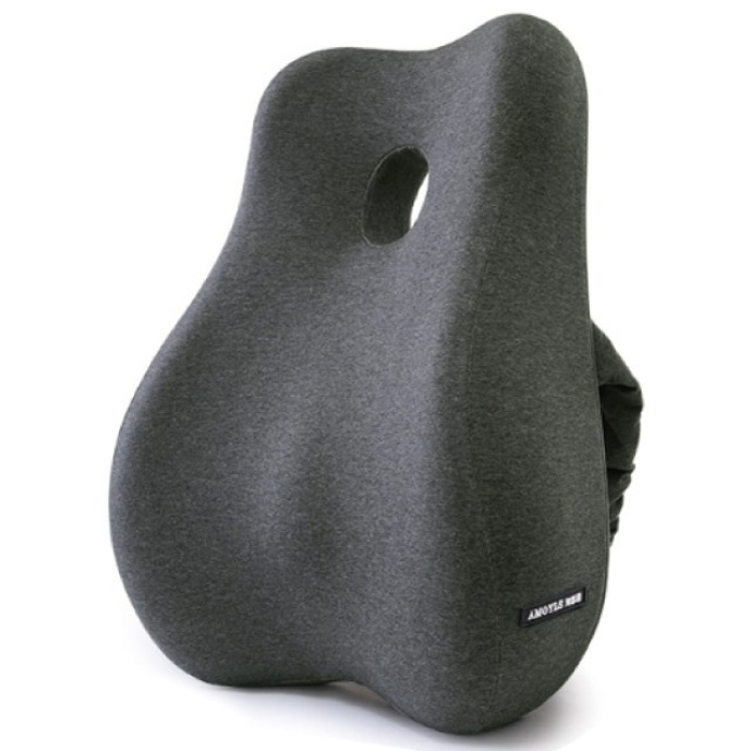 디모어 고급형 바른자세 의자 등받이 쿠션, 블랙 23,900원