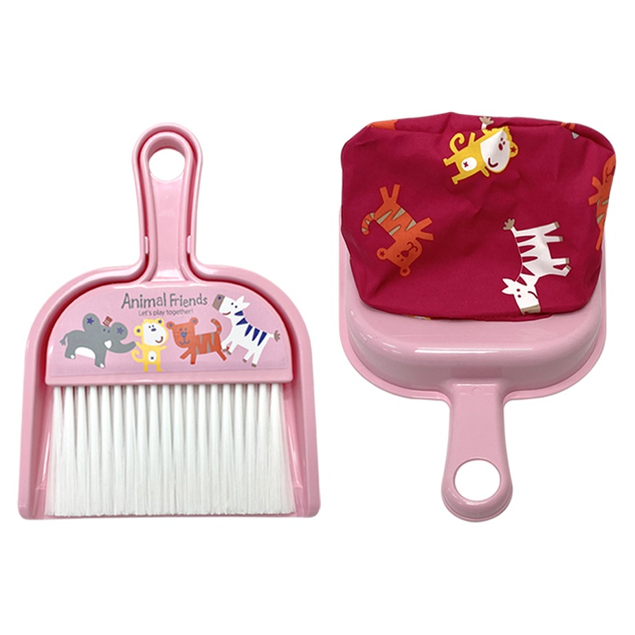 솔앤소울 주머니 미니 빗자루 2p + 쓰레받기 2p 세트, 핑크, 1세트 3,000원